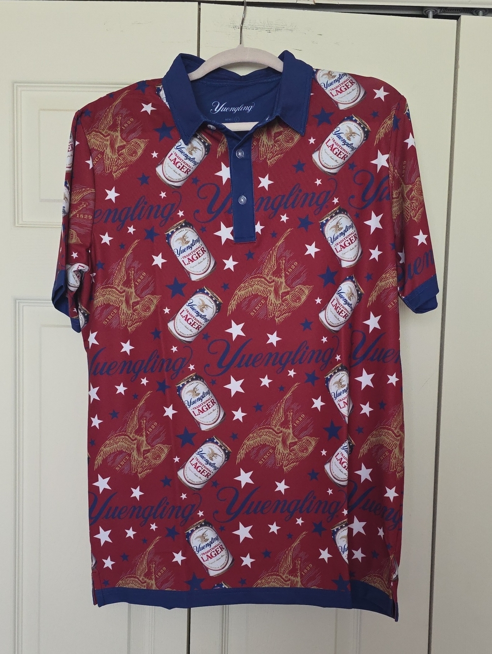 Yuengling Lager Logo-Print Polo Shirt